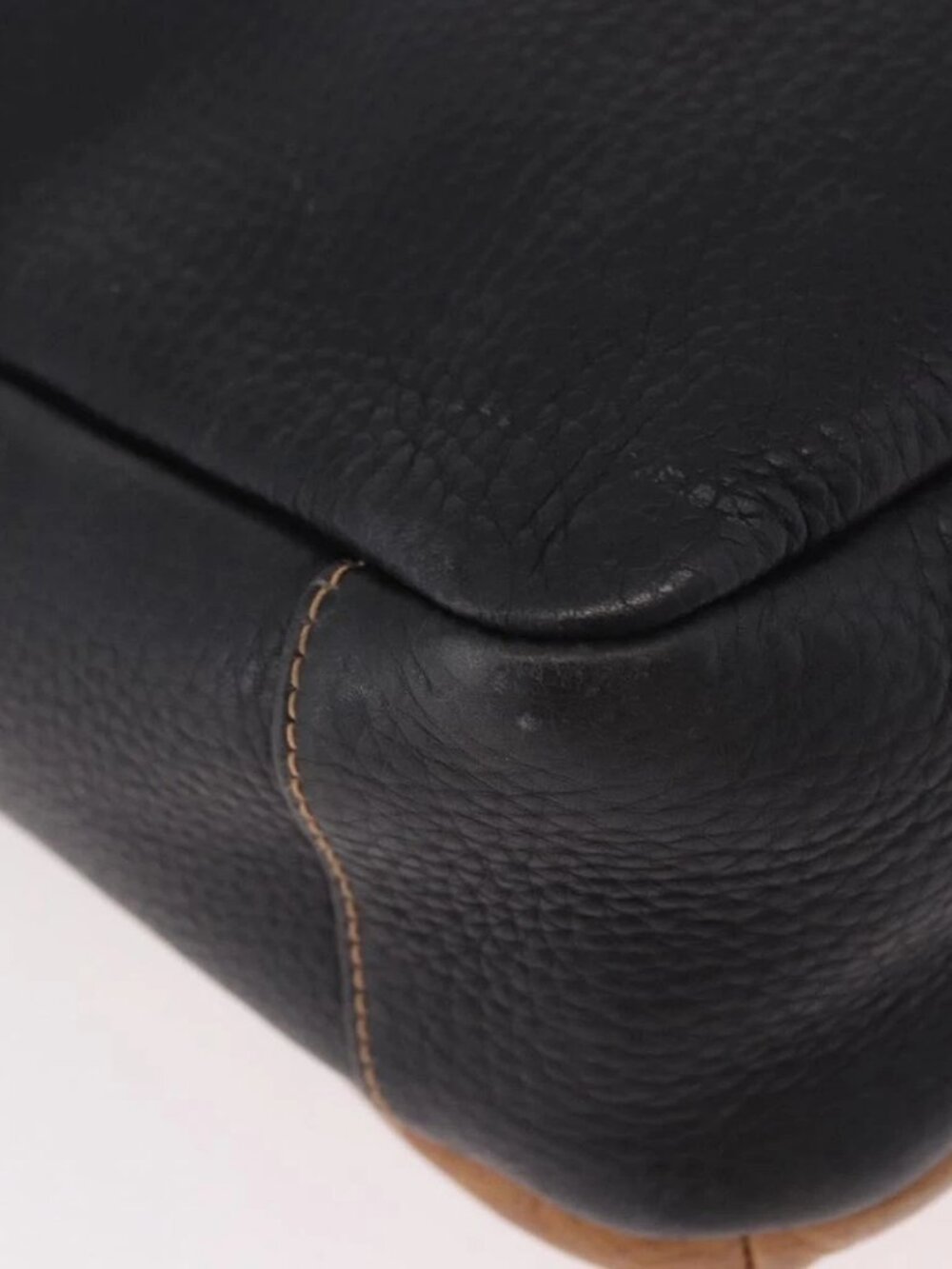 GUCCI Shoulder Bag Leather Black Gold Auth ep14739 - Picture 12 of 15